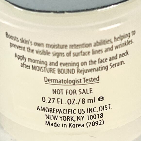 AmorePacific Moisture Bound Rejuvenating Moisturizer Creme Travel .27 oz 8ml New - Picture 4 of 4